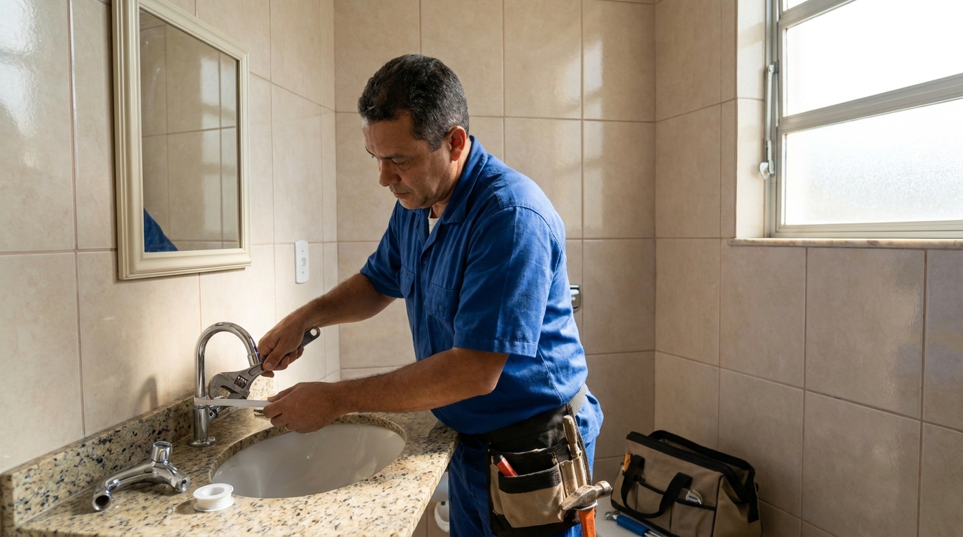 Ajustes em Torneiras no Setor Morada do Sol, Palmas‑TO