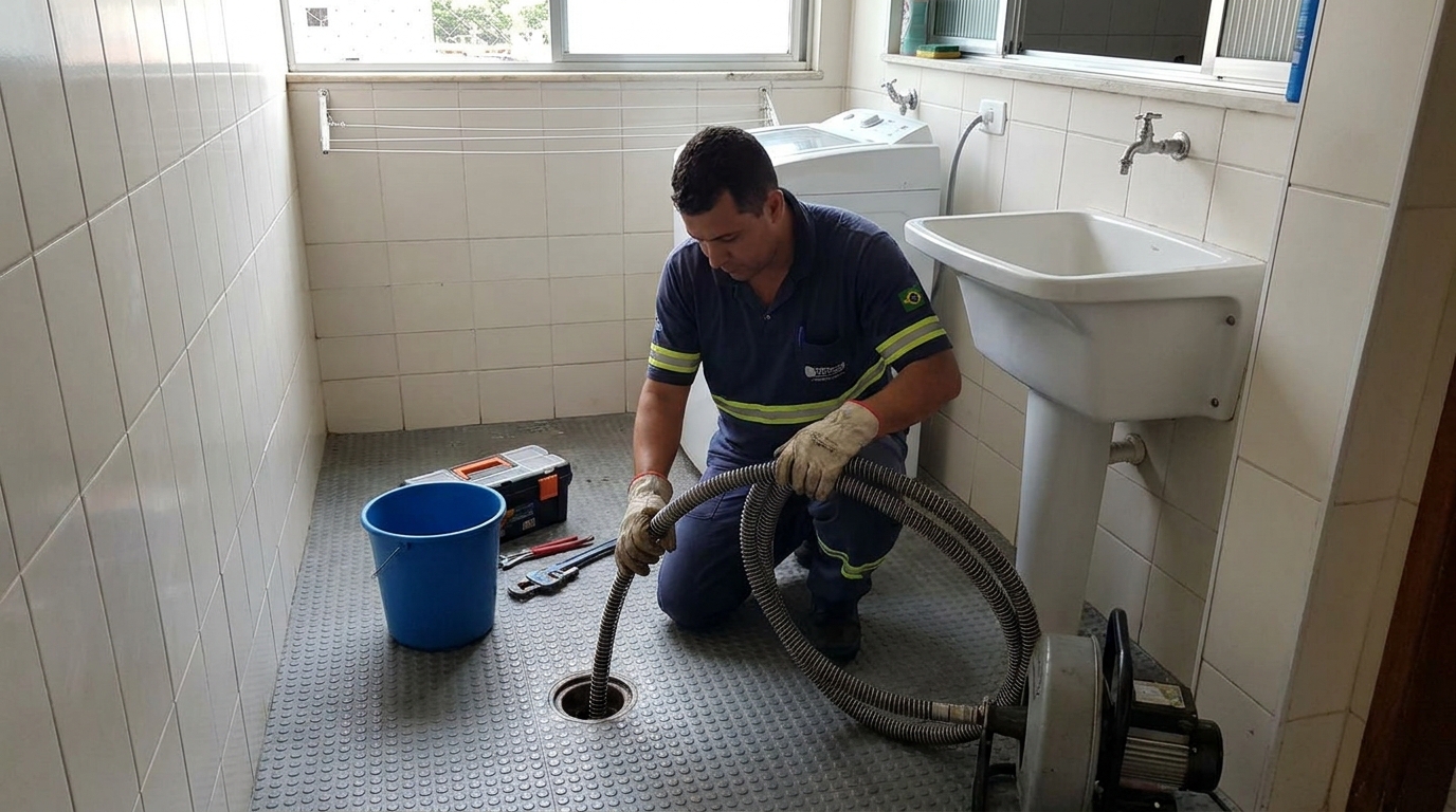 Desobstrução na Cozinha em Palmas‑TO